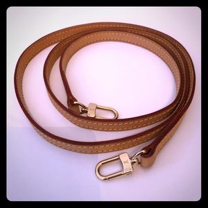 Authentic Louis Vuitton Leather Shoulder Strap